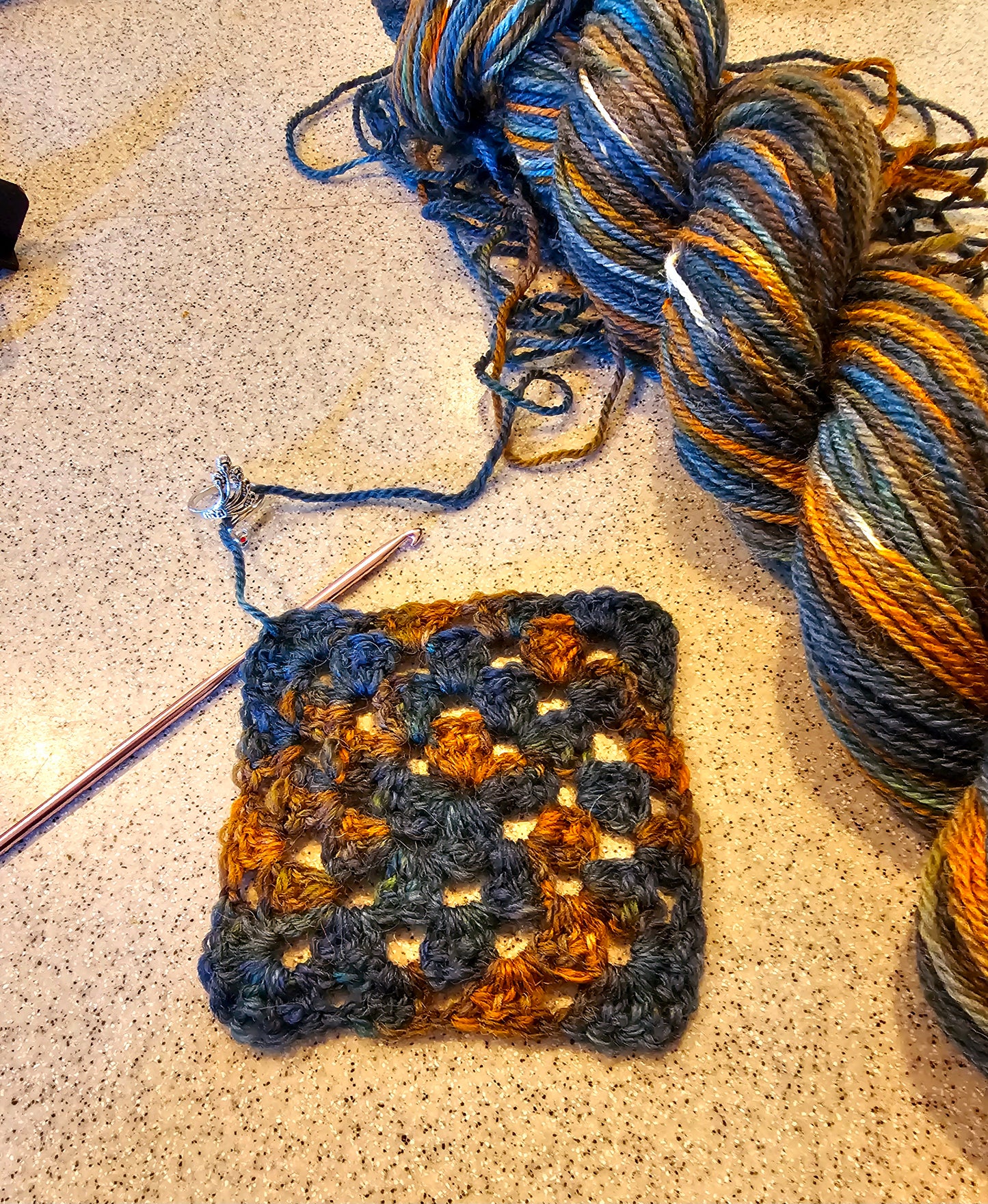 Hand dyed mix and match yarn