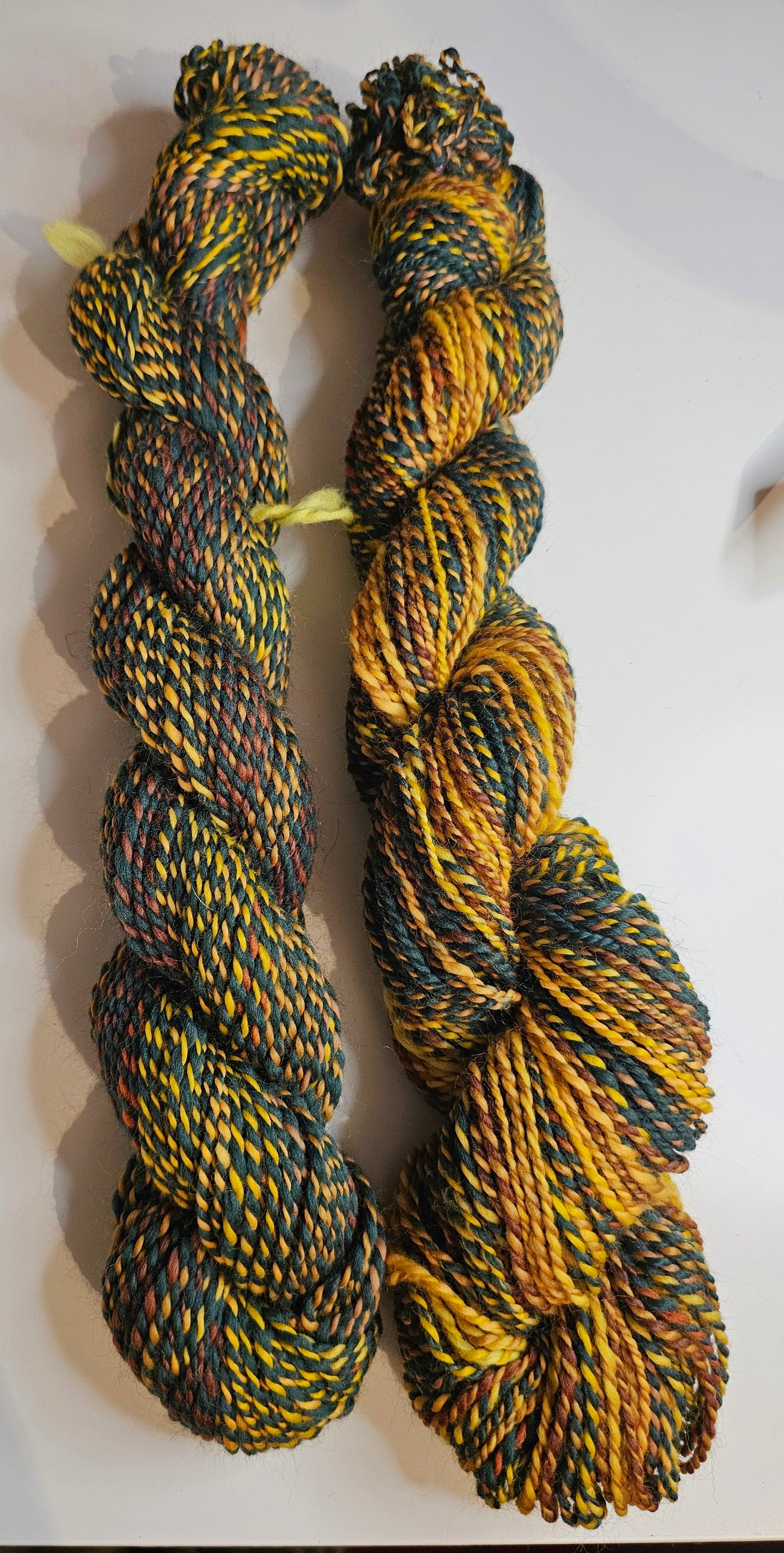 Hand-spun Autumnal Aran