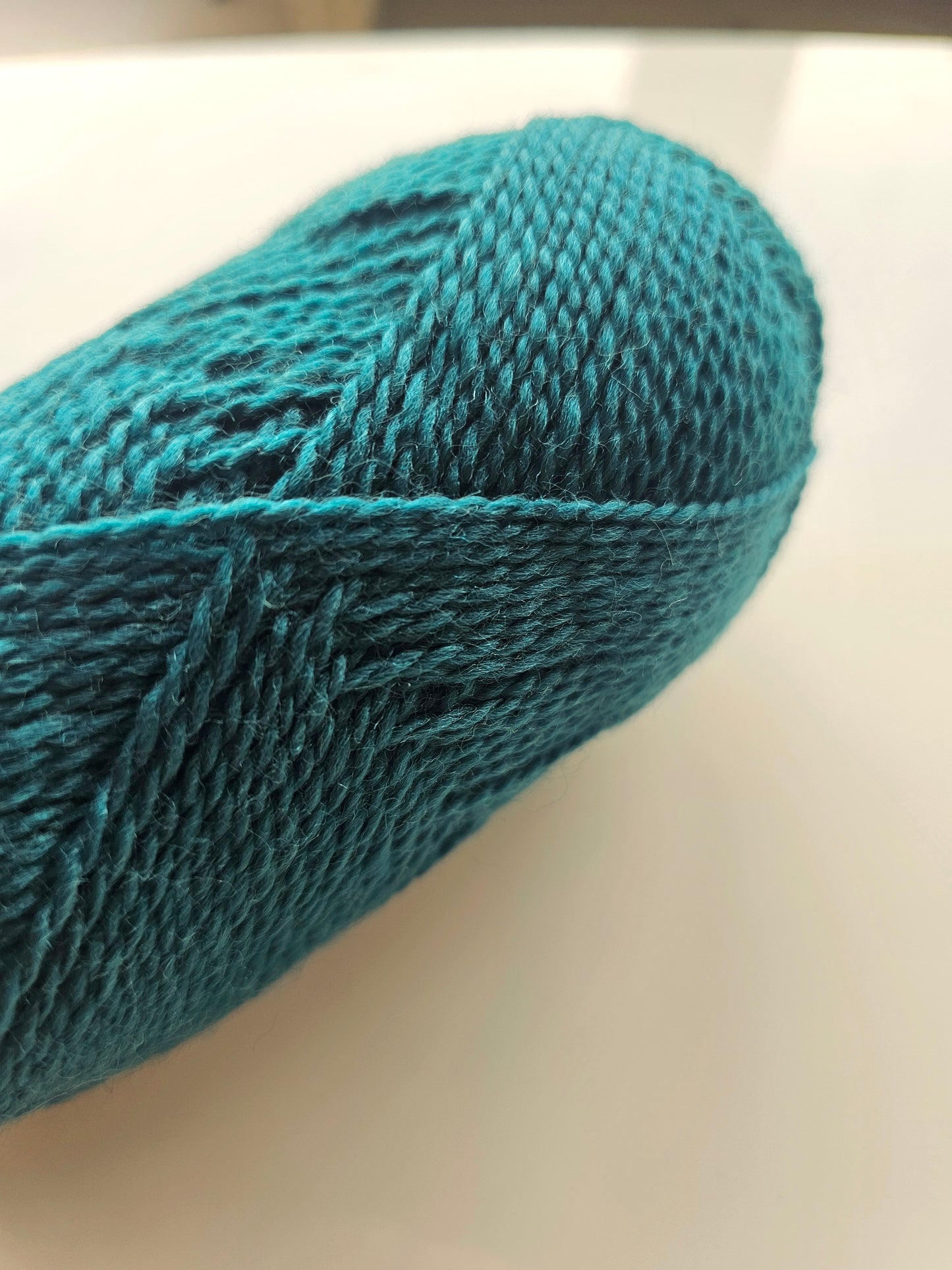 Blue Green DK yarn 100% Merino wool