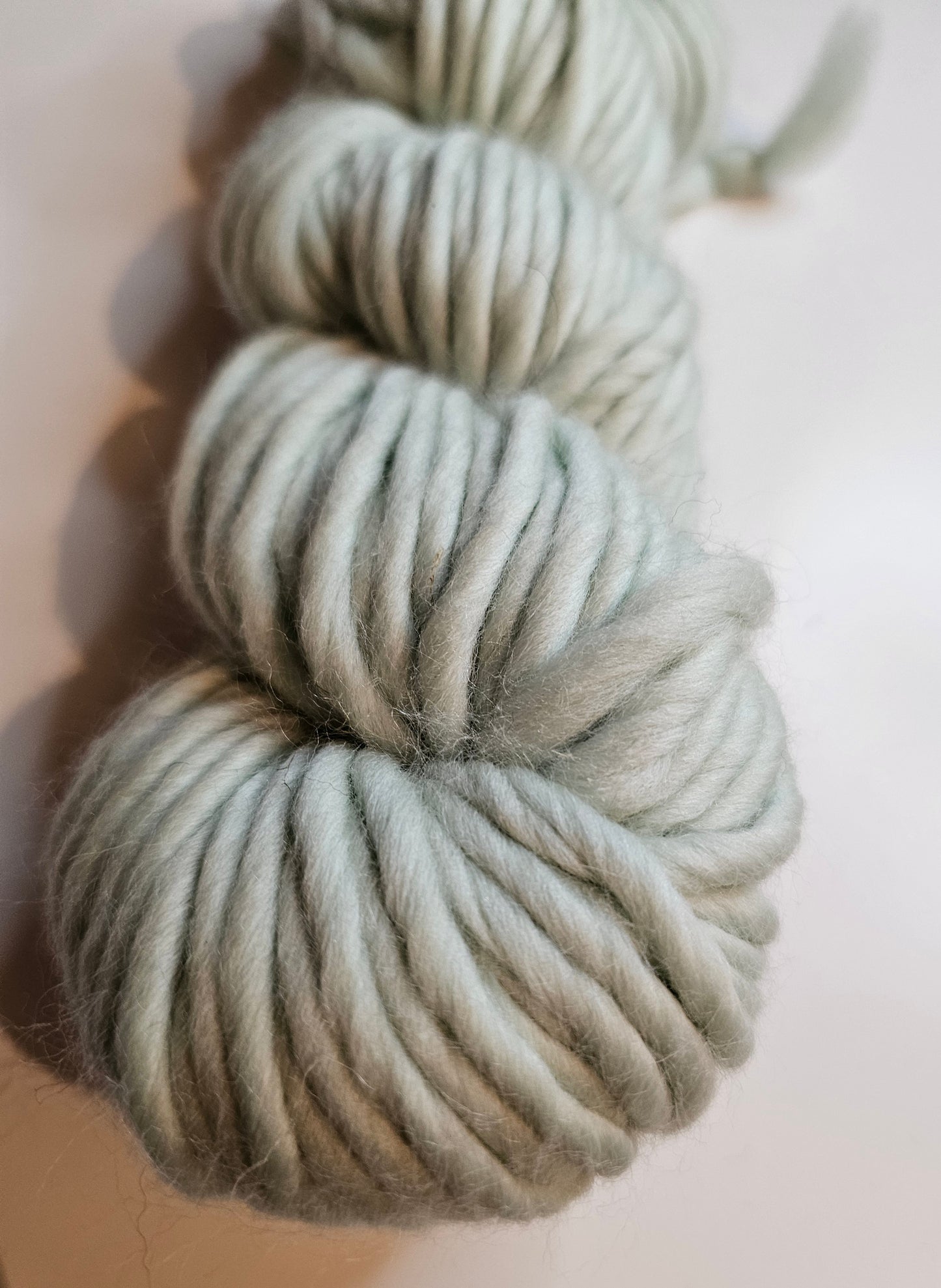 Pastel Green - Super chunky yarn