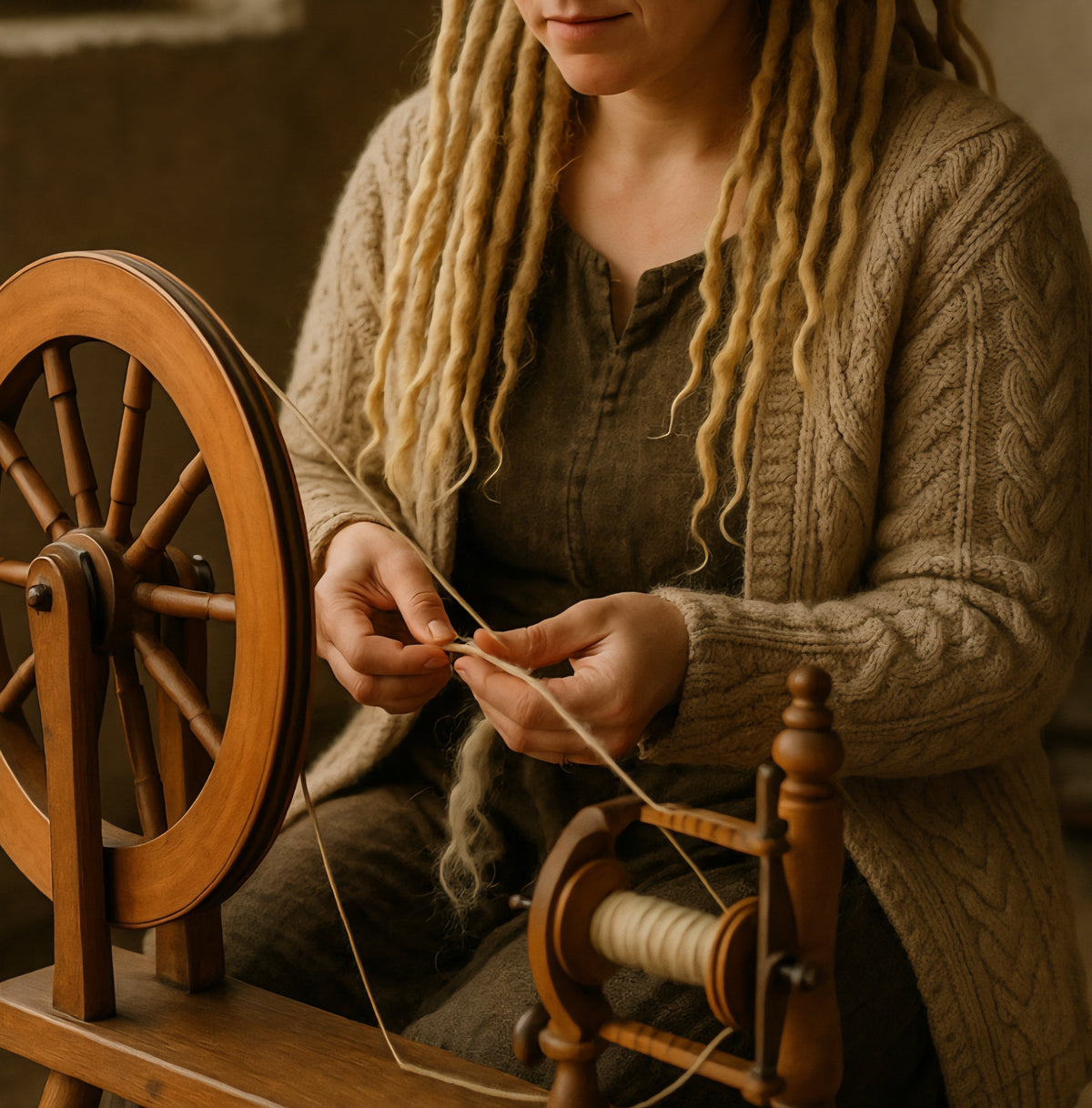 Pet fur spinning