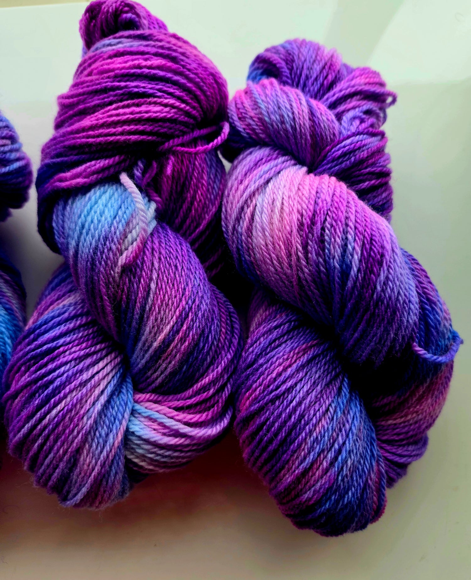 Hand dyed yarn