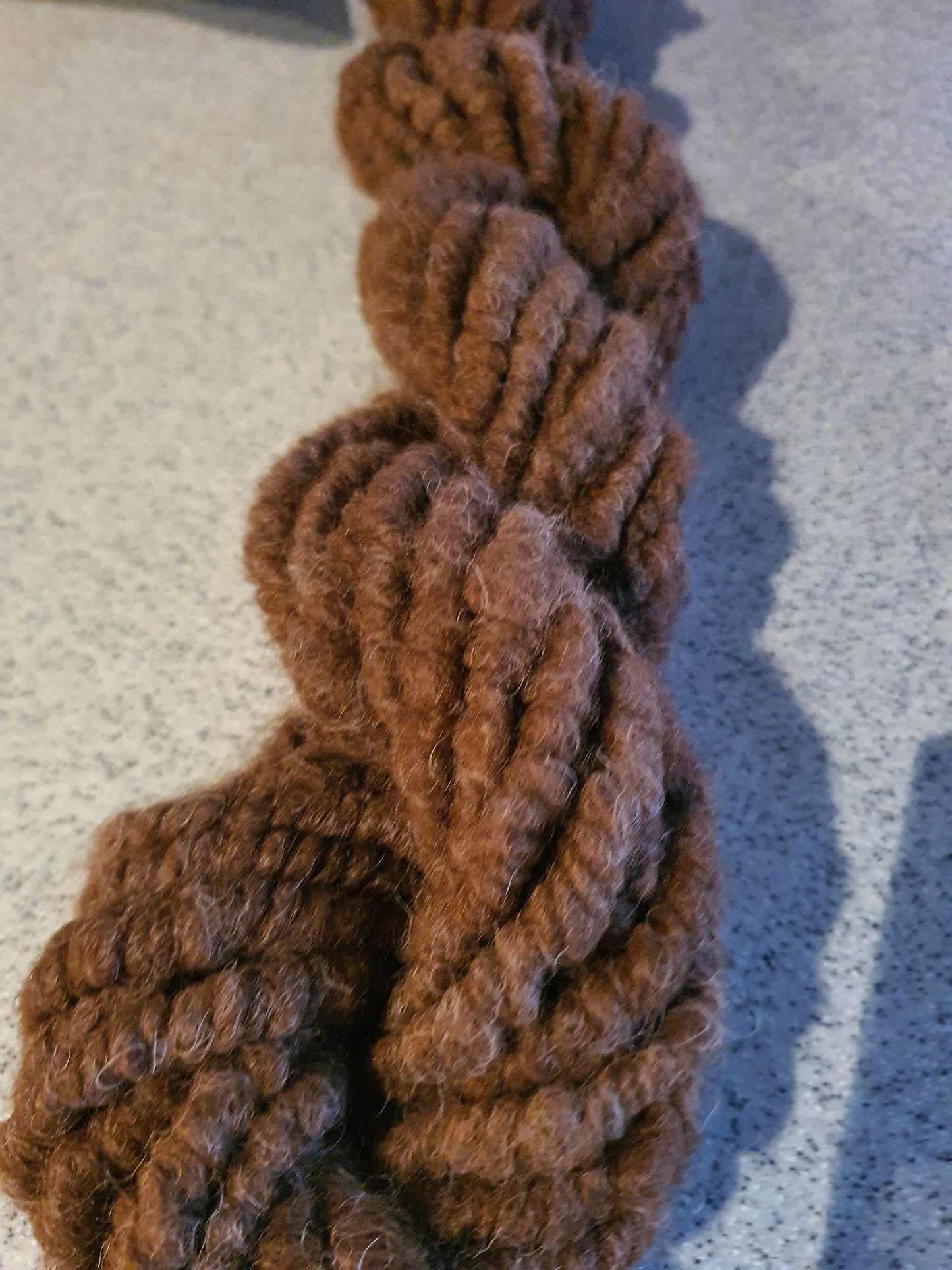 Super chunky handspun alpaca yarn