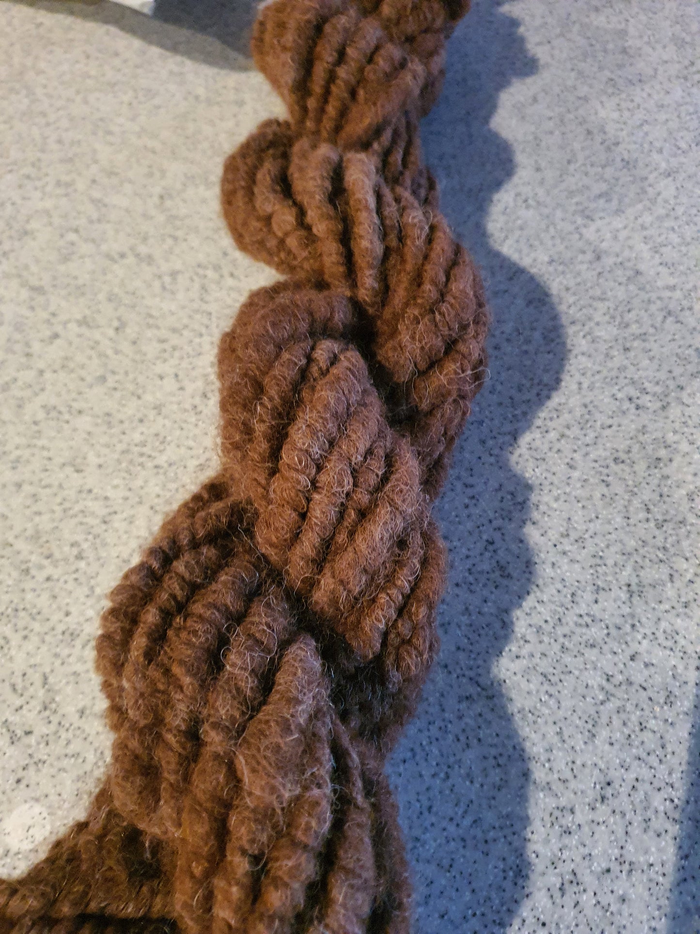 Super chunky handspun alpaca yarn