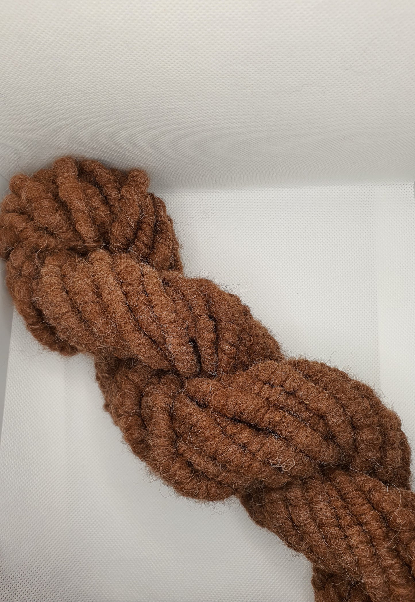 Super chunky handspun alpaca yarn