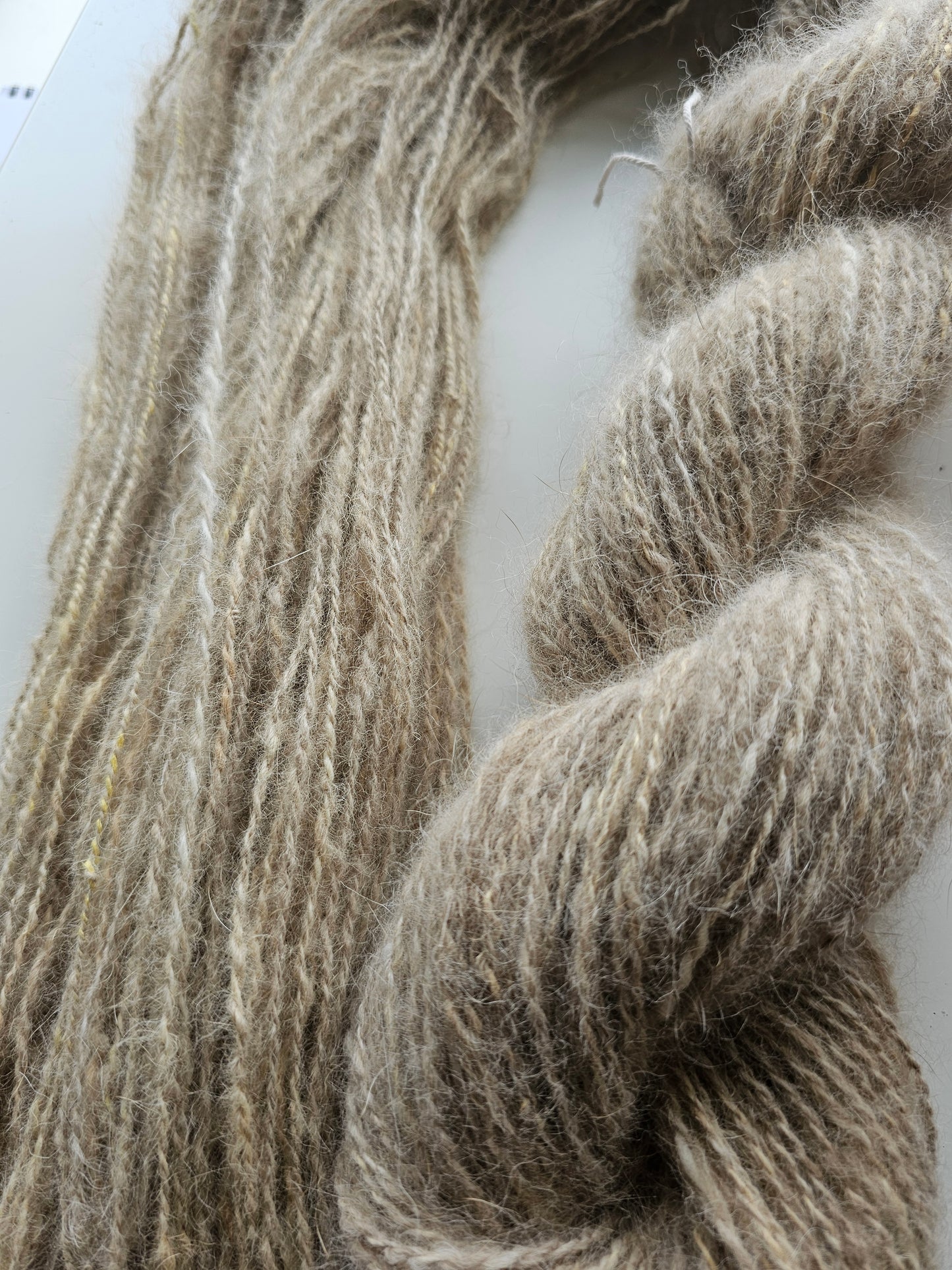 Pet fur yarn - Spinning service (Chiengora). Your pet's fur hand spun into yarn. Dogs, cats, rabbits, fur yarn.