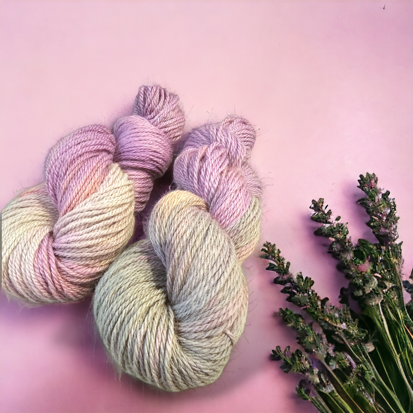 Hand dyed yarn - Heather collection (Mix colour)