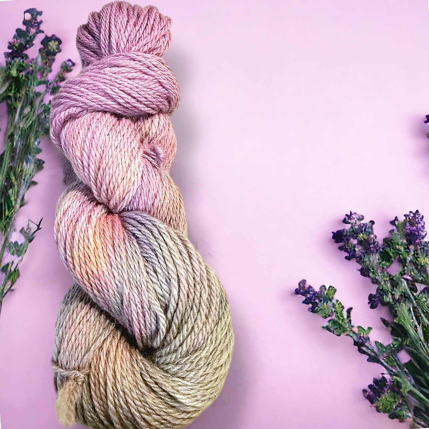 Hand dyed yarn - Heather collection (Mix colour)