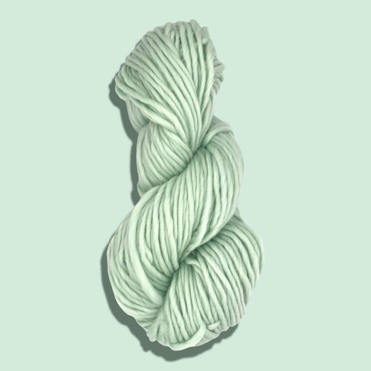 Peppermint super chunky merino yarn