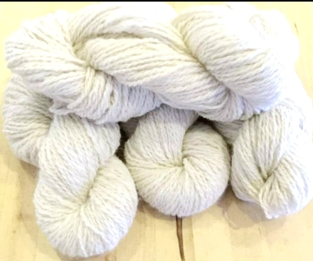 Chunky Hand-spun alpaca and merino wool yarn