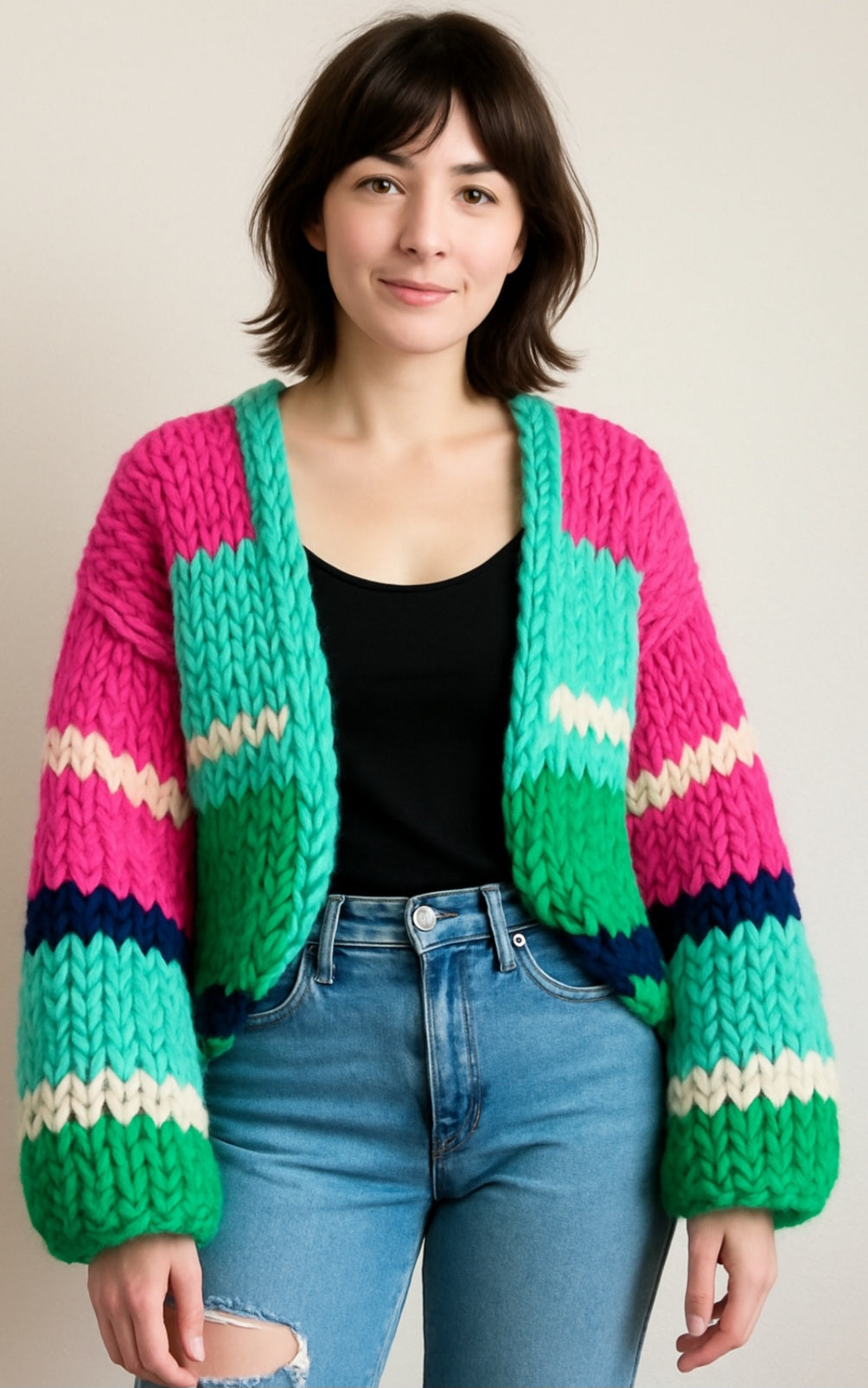 Instant Knit-ification: The Quickie Weekender Cardigan(knitting Pattern)