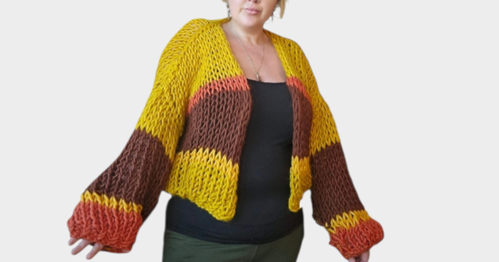 Instant Knit-ification: The Quickie Weekender Cardigan(knitting Pattern)