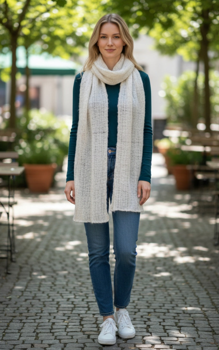 Handmade items made from handspun yarn. (Pet fur yarn and sheeps wool yarn).