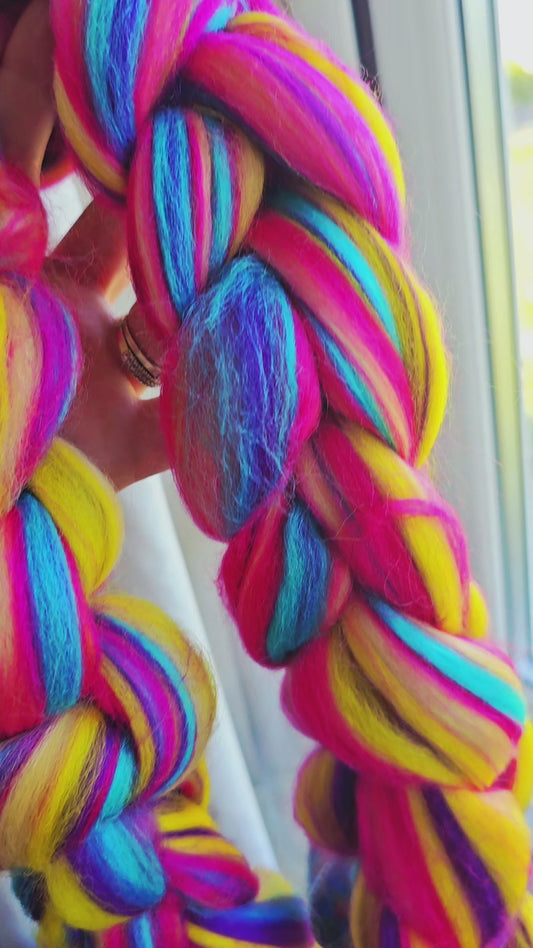 Hawaiian paradise merino roving