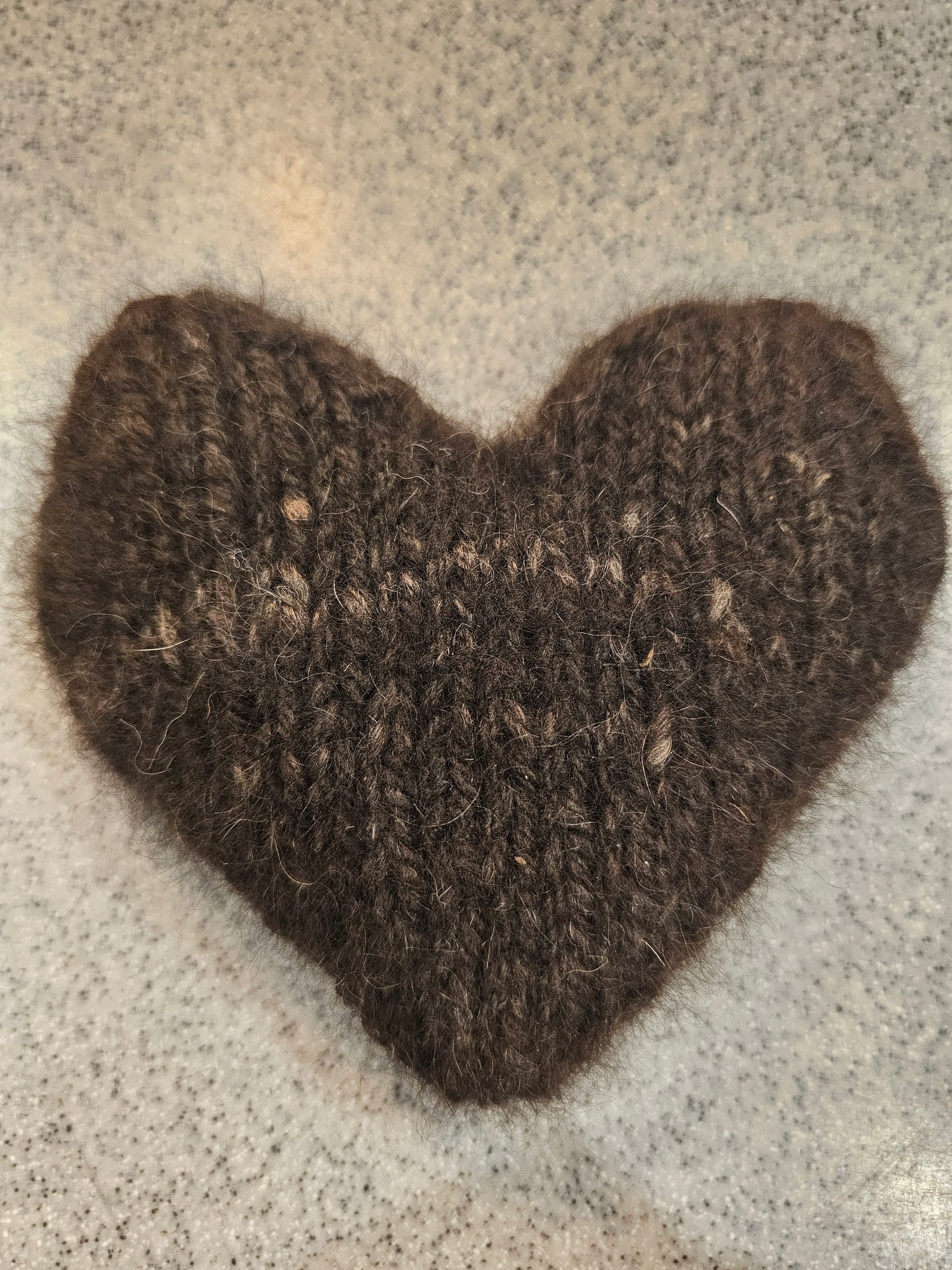Handmade items made from handspun yarn. (Pet fur yarn and sheeps wool yarn).