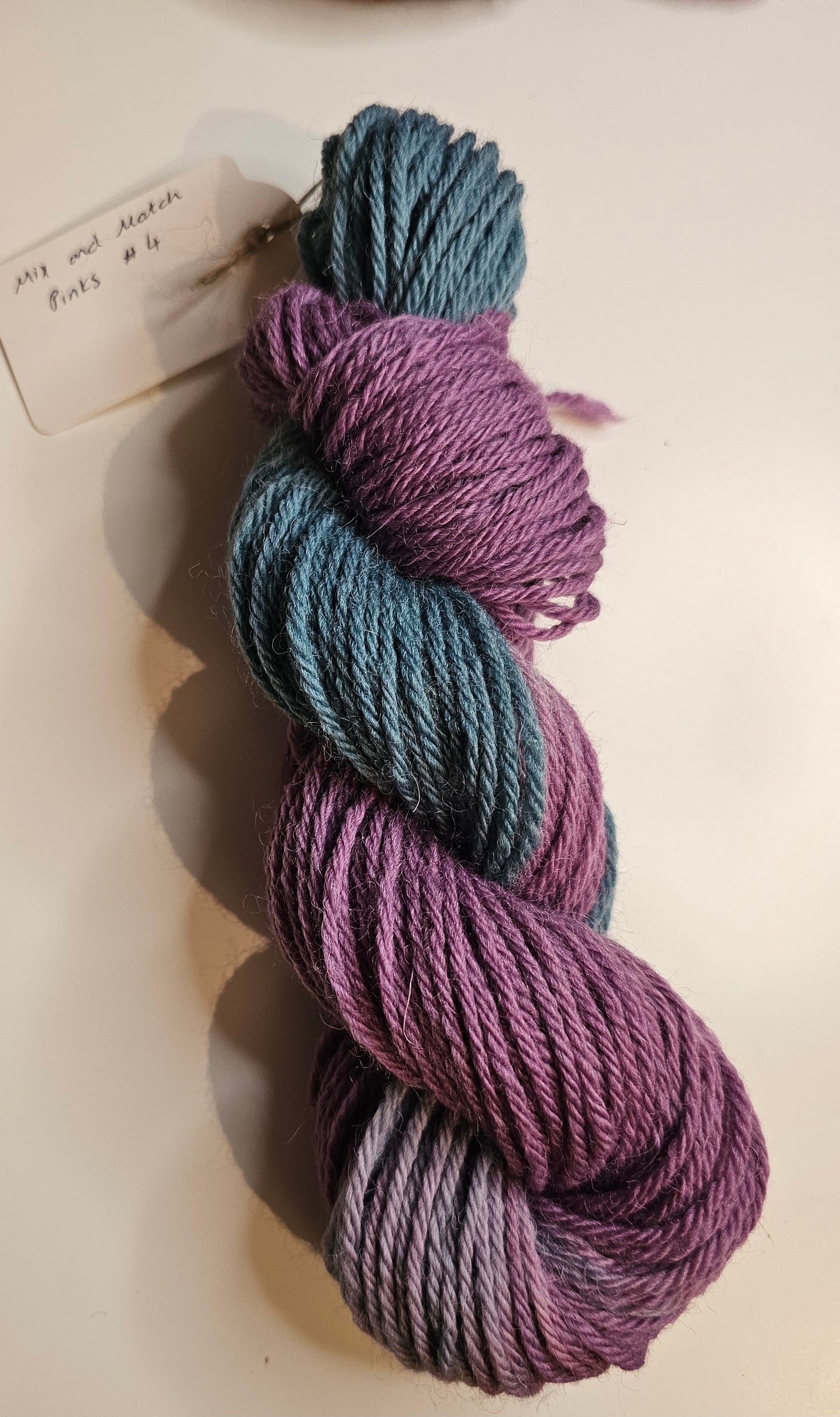 Mix and Match pinks and purples DK yarn