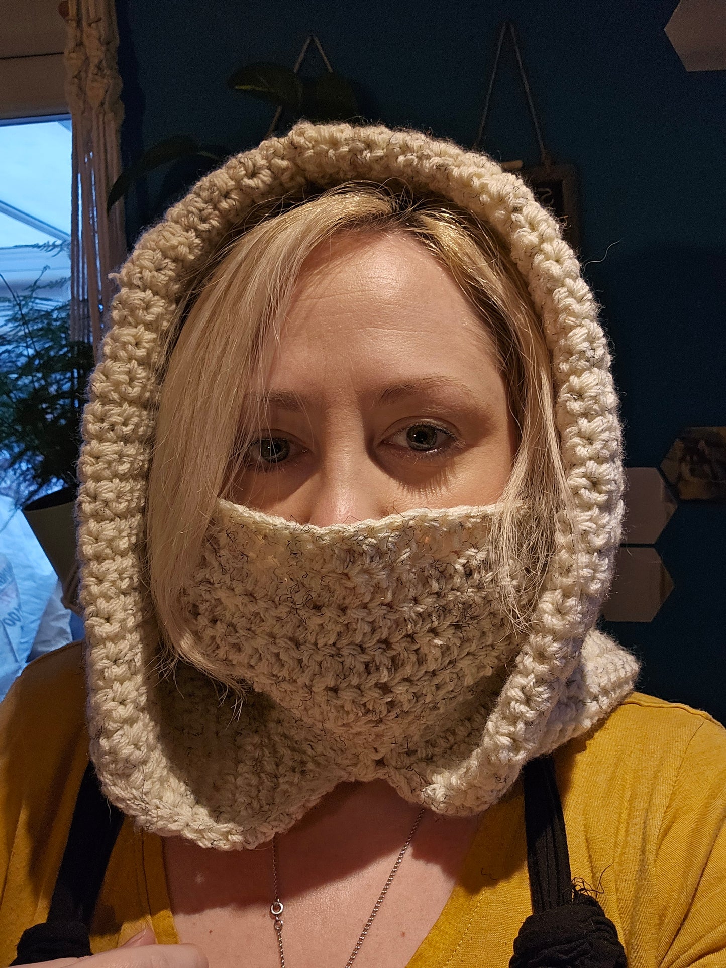 Handmade items made from handspun yarn. (Pet fur yarn and sheeps wool yarn).