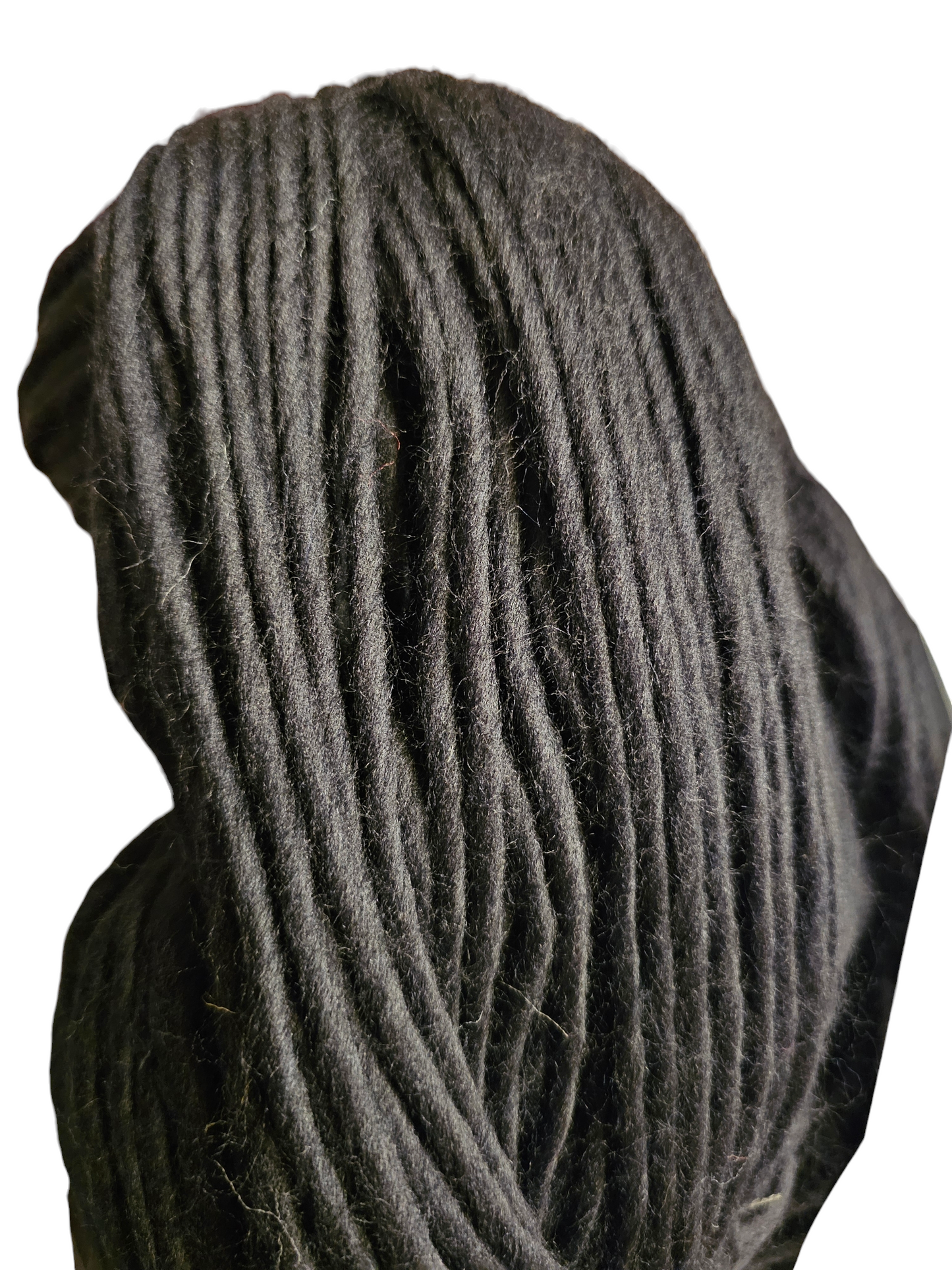 Black Super chunky yarn