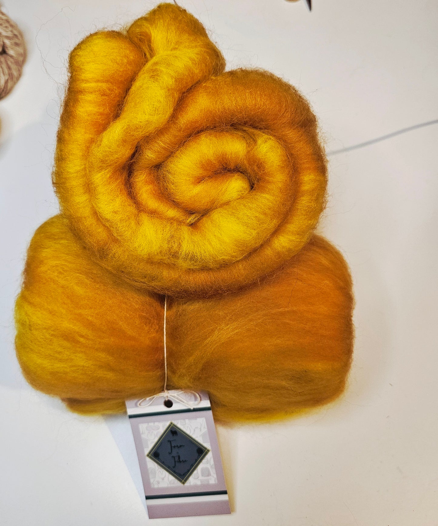 Harvest time merino wool batt