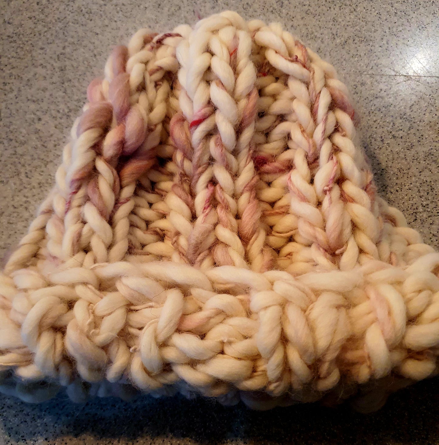 Handmade items made from handspun yarn. (Pet fur yarn and sheeps wool yarn).