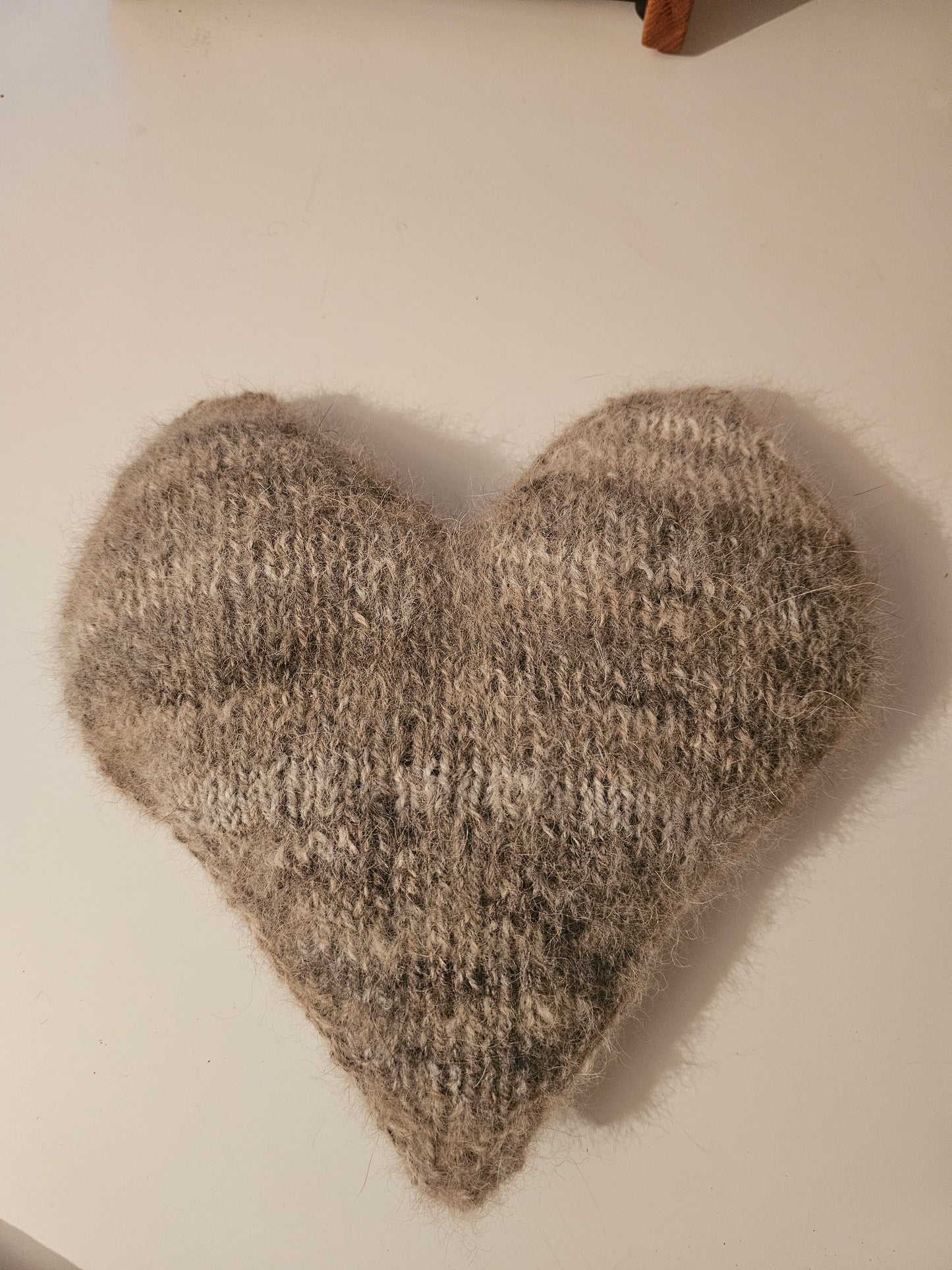 Handmade items made from handspun yarn. (Pet fur yarn and sheeps wool yarn).