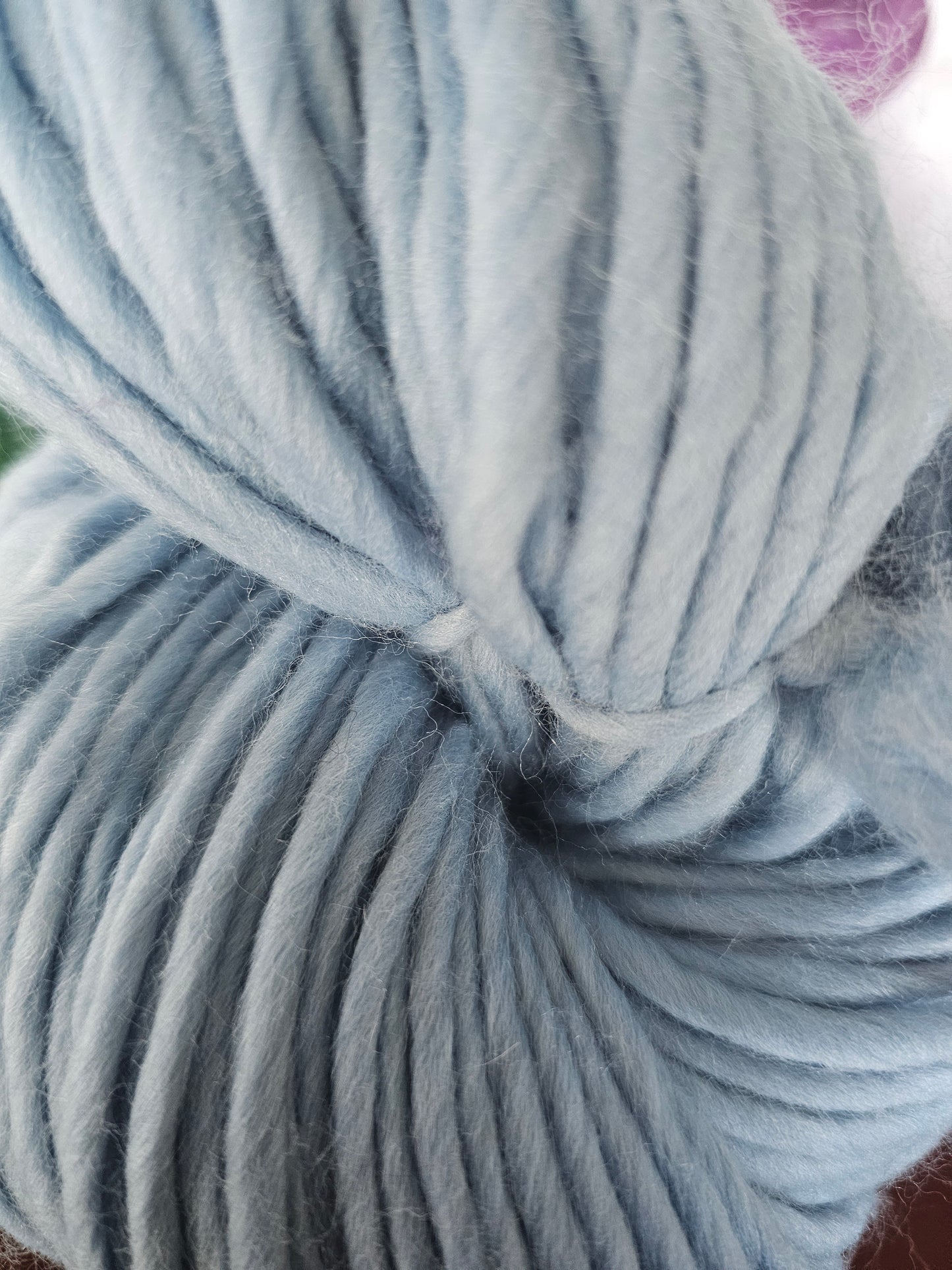 Powder Blue - Super chunky yarn