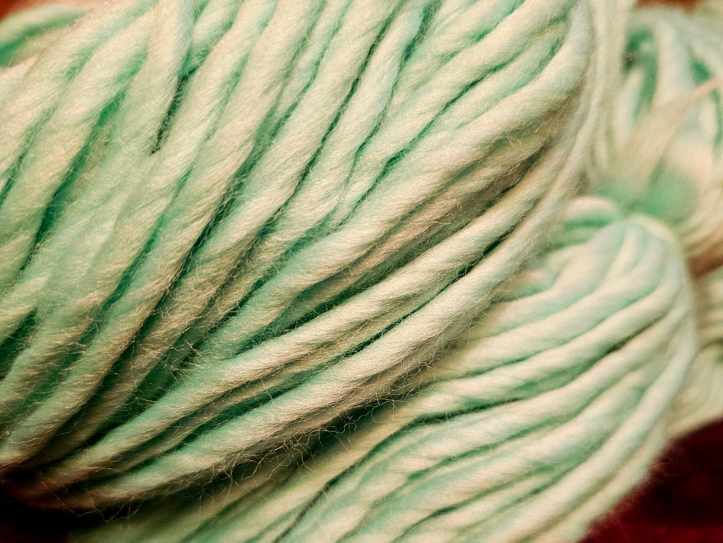 Minty Super chunky yarn