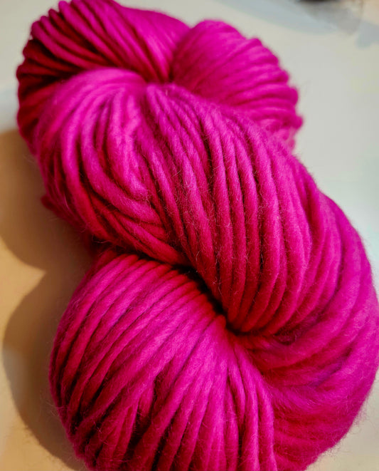 Hot Pink - Super chunky yarn
