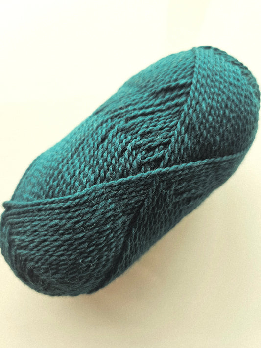 Blue Green DK yarn 100% Merino wool