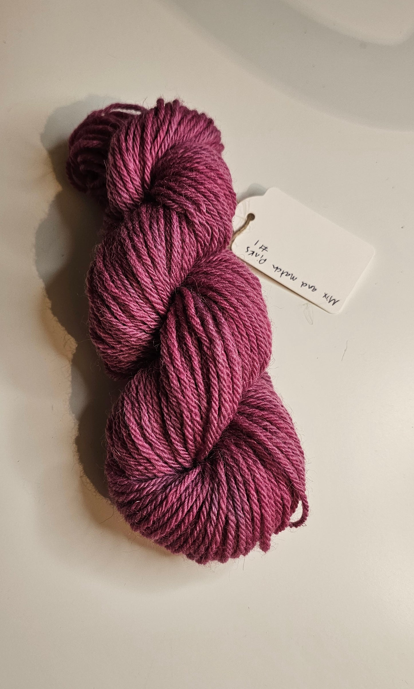 Mix and Match pinks and purples DK yarn