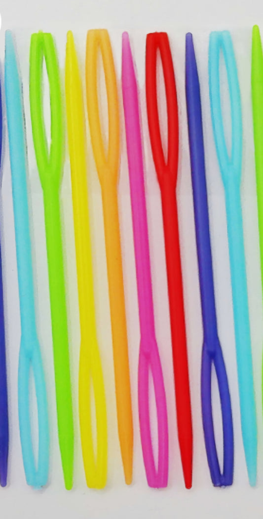 Plastic wool needles