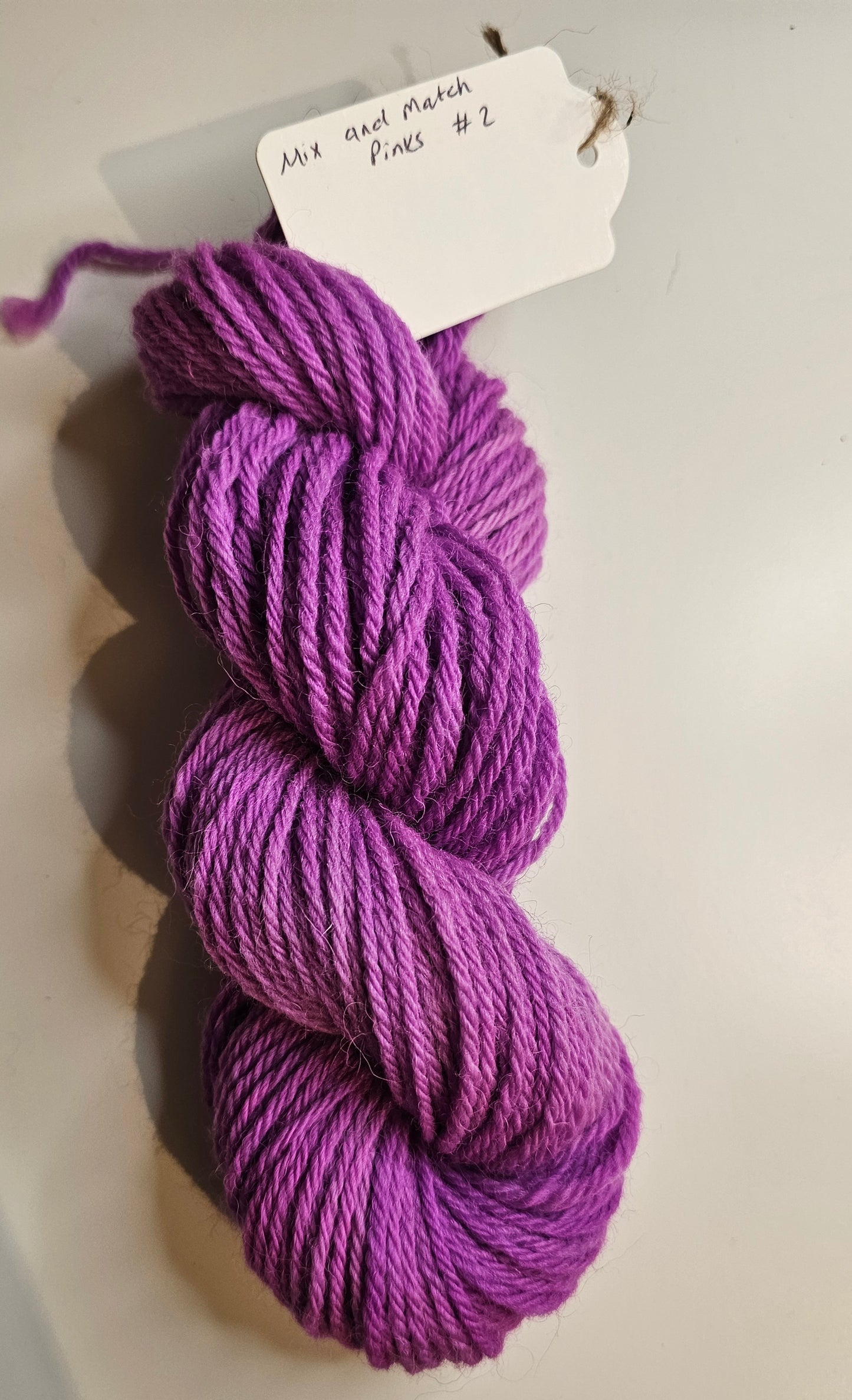 Mix and Match pinks and purples DK yarn