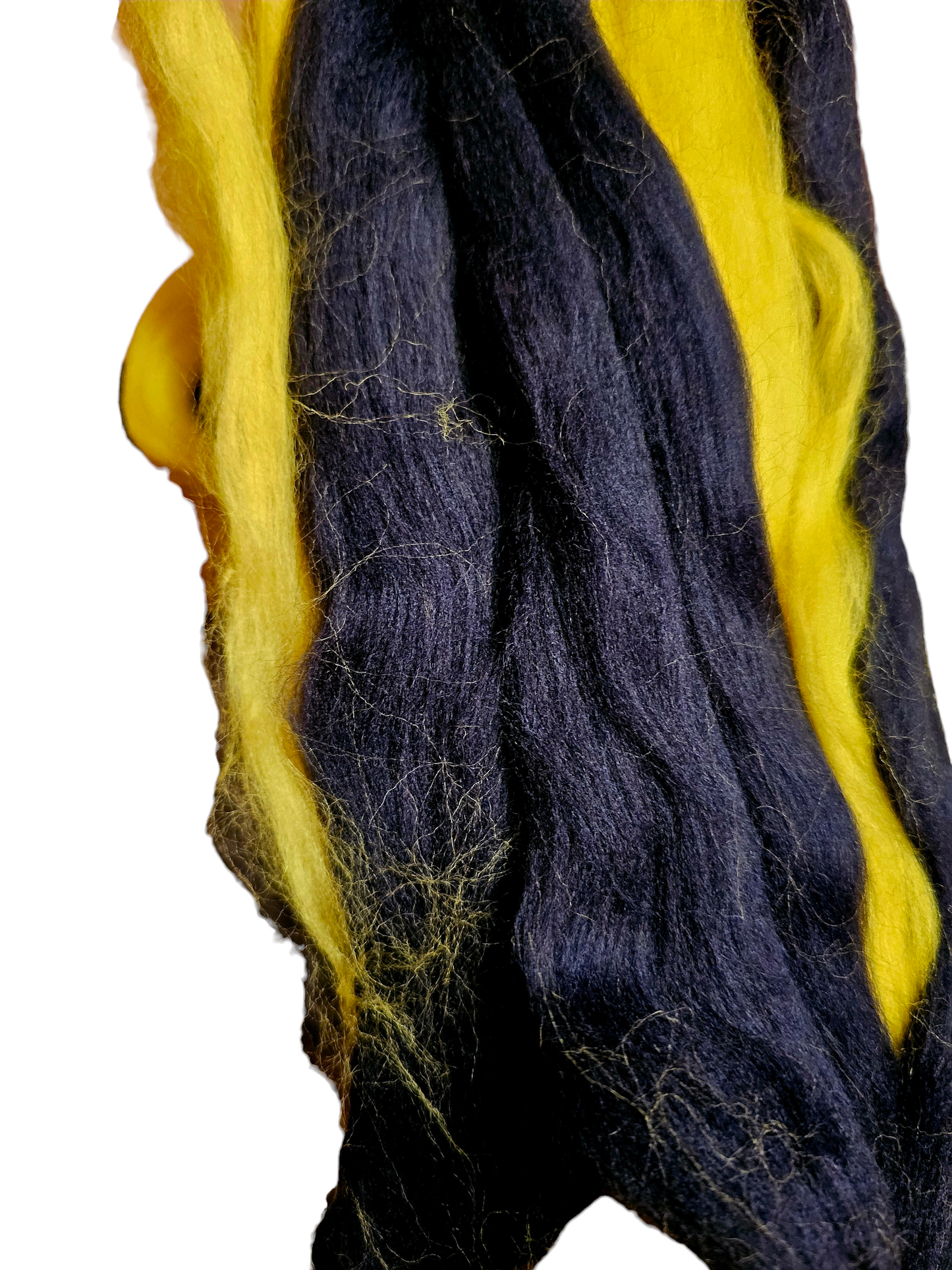 Gothic pops merino roving