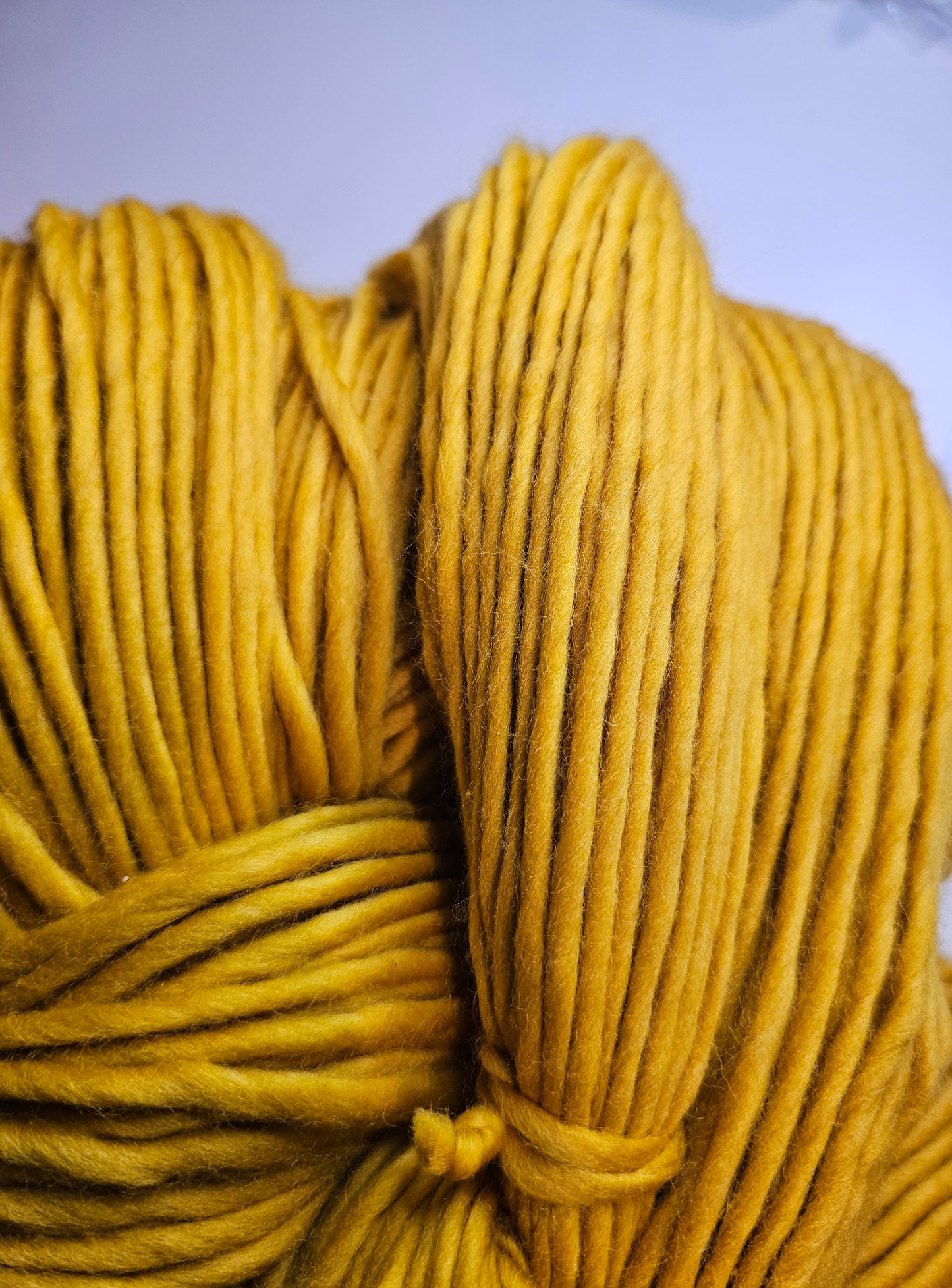 Mustard Super chunky yarn