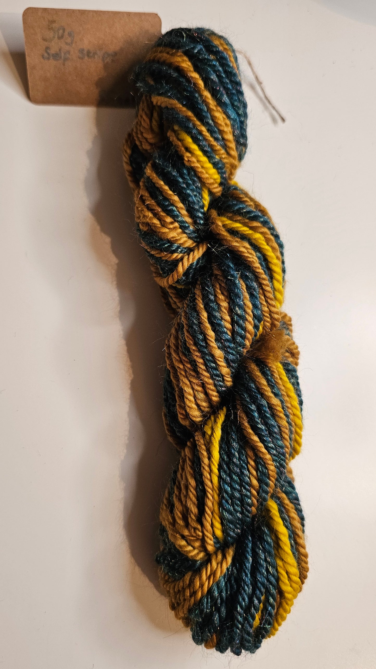 Hand-spun Autumnal Aran
