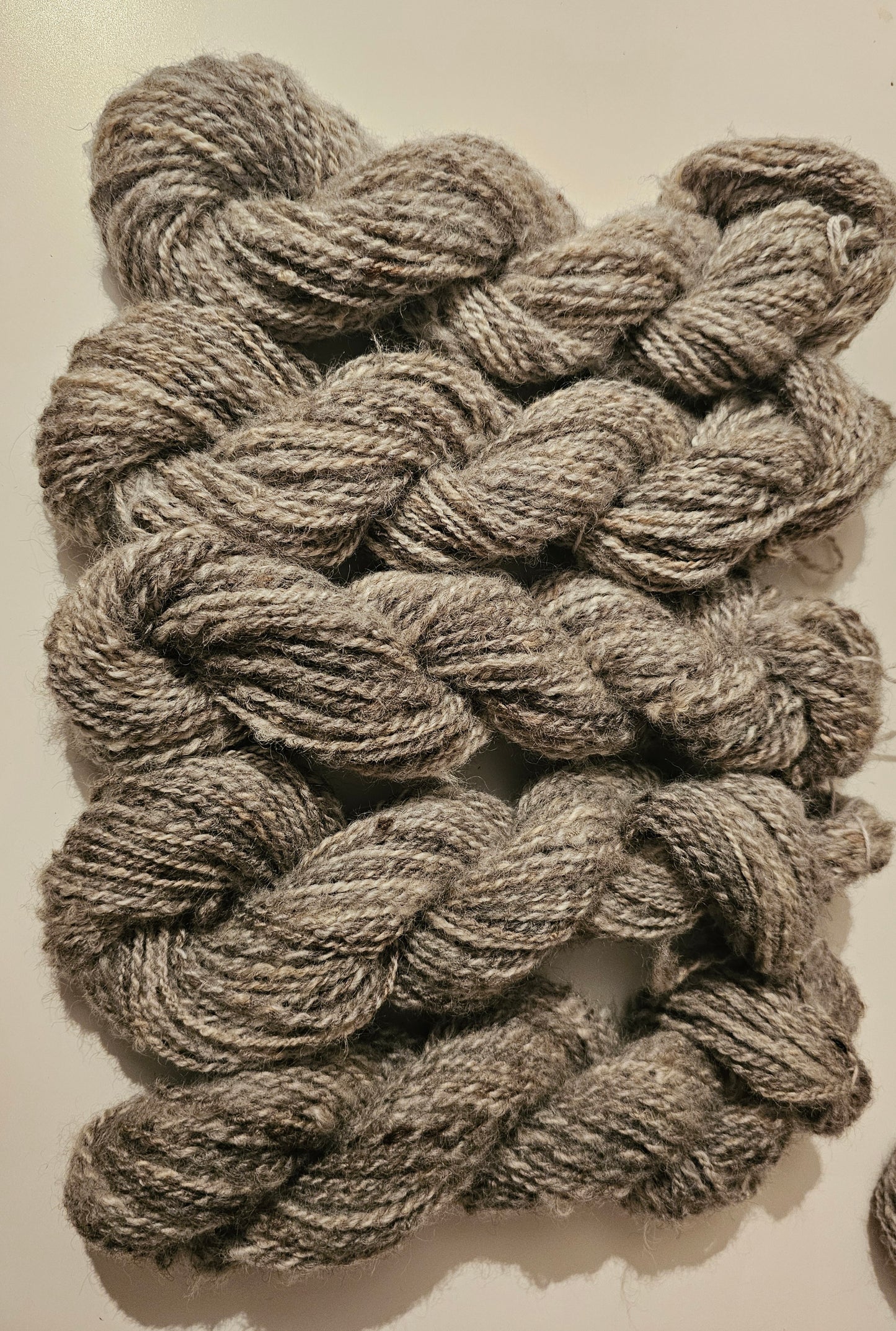 Wool spinning services.  Custom-made traditional hand spun yarn from your sheep's wool or alpaca.
