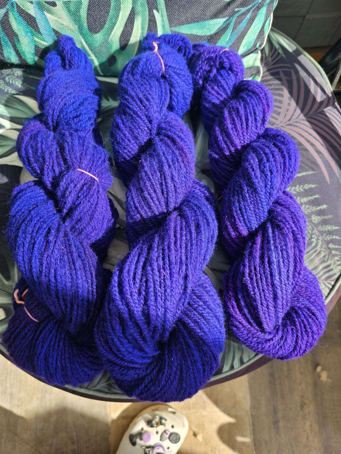 Wool spinning services.  Custom-made traditional hand spun yarn from your sheep's wool or alpaca.